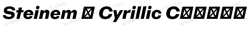 Steinem - Cyrillic C字体转换